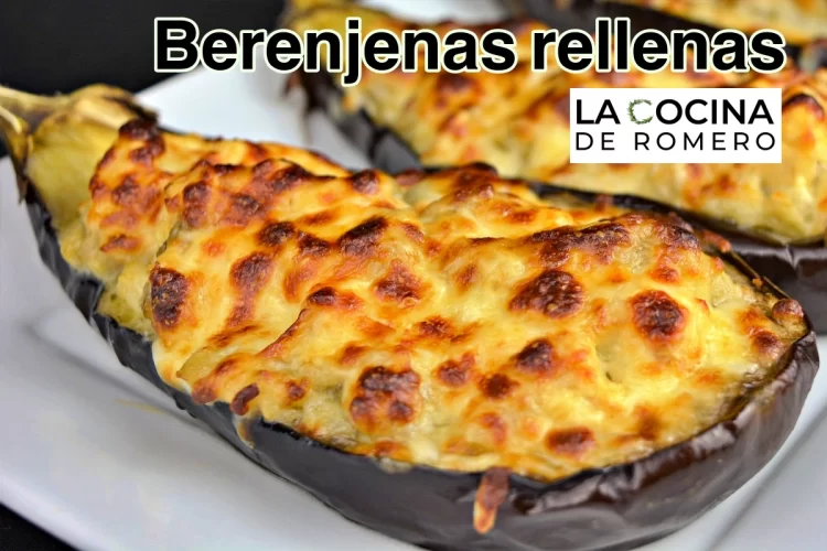 Berenjenas Rellenas de pollo y queso