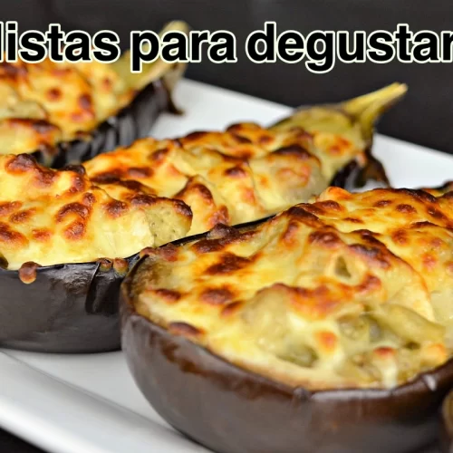 Berenjenas Rellenas Listas Para Degustar
