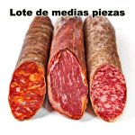 Lote de embutido Iberico Medias Piezas