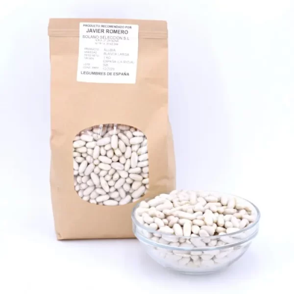 Alubia Blanca Larga 1 Kg