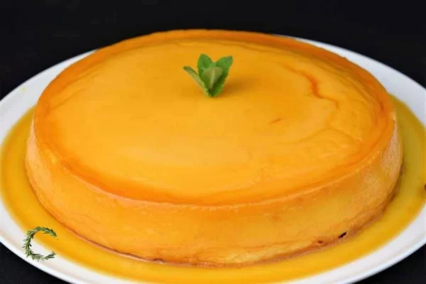 Flan De Queso Con Leche Condensada