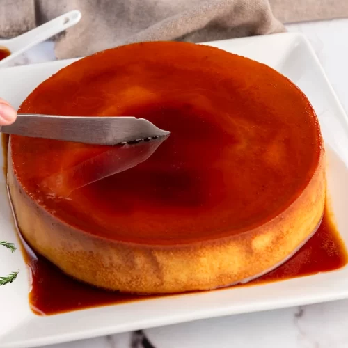 Flan De Queso Redondo Grande