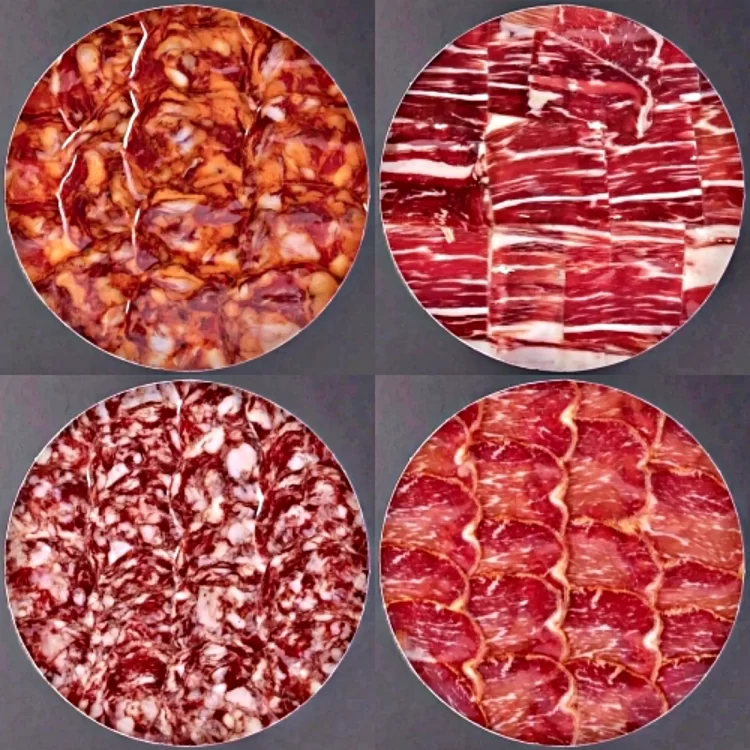 Ibericos De Bellota Loncheados Tile 5 sobres de Iberico De Bellota Loncheados Tile