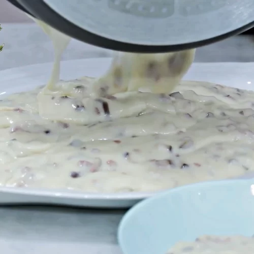 Masa Para Croquetas De Setas Con Jamon