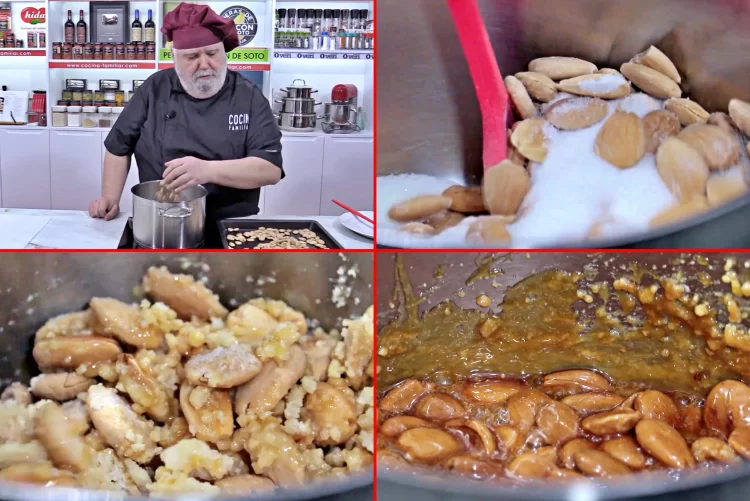 Turron De Guirlache Cocinamos Los Ingredientes En La Cazuela