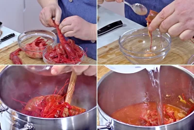 Arroz Caldoso Con Carabineros Paso 1 A 4