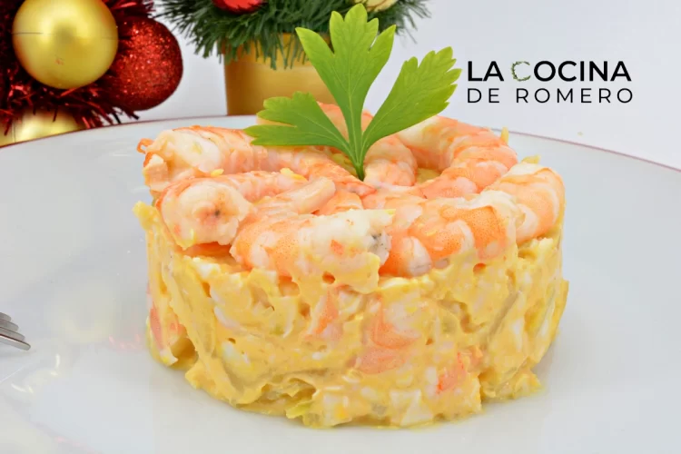 Ensaladilla De Gambas Ideal Para Navidad