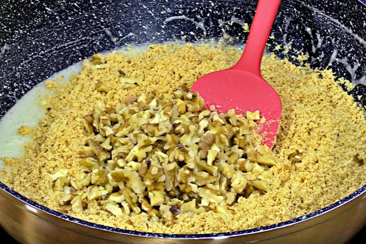 Turron De Nata Y Nueces Paso 3