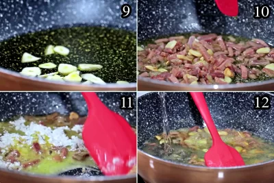 Alcachofas Salteadas Con Jamon 3