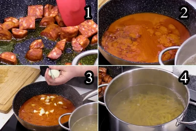 Macarrones Con Chorizo Pasos 1 4