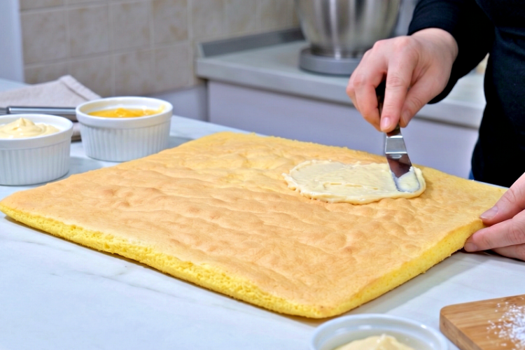 Bizcocho Para Brazo De Gitano Esponjoso Y Flexible