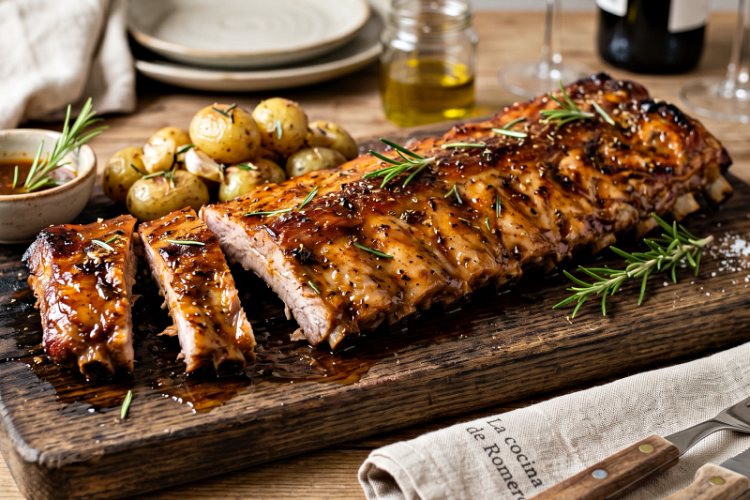 Costilla De Cerdo Al Horno De Casa